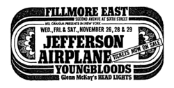 Jefferson Airplane / The Youngbloods / Joseph Egar's CROSSOVER on Nov 26, 1969 [828-small]