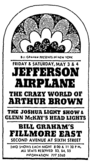 Jefferson Airplane / The Crazy World of Arthur Brown on May 3, 1968 [331-small]