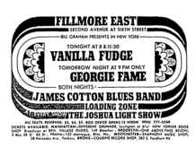 Vanilla Fudge / loading zone / James Cotton Blues Band on Jun 21, 1968 [346-small]