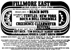 The Beach Boys / Creedence Clearwater Revival on Oct 11, 1968 [375-small]