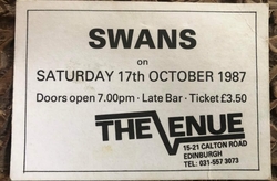 Swans on Oct 17, 1987 [953-small]