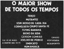 Os Mutantes + O Terço + Som Nosso De cada Dia + Joelho De Porco + Bixo Da Seda + Cornélius & Grupo Santa Fé + Flying Banana + Humahuaca + Gérson Conrad + Sindicato on May 29, 1976 [216-small]
