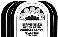 Butterfield Blues Band / Charles Lloyd Quartet / Tom Rush on Apr 12, 1968 [357-small]
