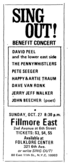 David Peel & The Lower East Side / Pete Seeger / David Peel and The Lower East Side / Pete Seeger / Happy & Artie Traum / Dave Van Ronk / Jerry Jeff Walker / John Beecher on Oct 27, 1968 [362-small]