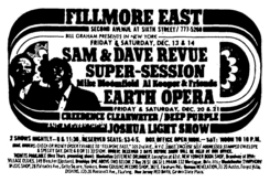 Sam and Dave / Al Kooper / Mike Bloomfield / earth opera on Dec 13, 1968 [398-small]