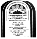 Ten Years After / Doug Kershaw / Zypher on Feb 27, 1970 [466-small]