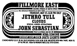 Jethro Tull / CLOUDS / John Sebastian on May 21, 1970 [502-small]