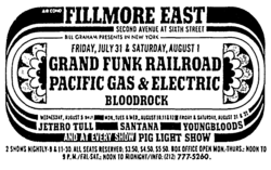 Grand Funk Railroad / Pacific Gas & Electric / Bloodrock on Aug 1, 1970 [562-small]