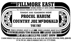 Procol Harum / Country Joe McDonald / Toe Fat on Aug 14, 1970 [575-small]