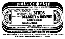The Byrds / Delaney Bonnie & Friends / Great Jones on Sep 11, 1970 [591-small]