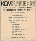 KQV Thanksgiving Shower of Stars on Nov 29, 1968 [607-small]