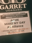 アクメ ACME / Make My Day / as alliance on Mar 23, 2024 [609-small]