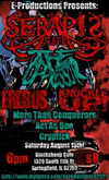 Sleep Serapis Sleep / The Oppressor / Erebus (Chicago Beatdown) / Knuckle Up! / More Than Conquerors / Act As One / Cryptick on Aug 15, 2009 [651-small]