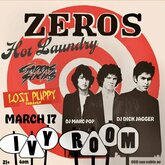 tags: The Zeros, Hot Laundry, Garras Sucias, Lost Puppy Forever, Gig Poster, The Ivy Room - The Zeros / Hot Laundry / Garras Sucias / Lost Puppy Forever on Mar 17, 2024 [497-small]