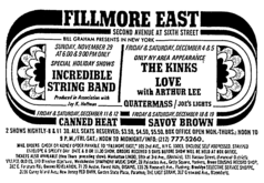 The Kinks / Arthur Lee and Love / Quatermass on Dec 4, 1970 [581-small]