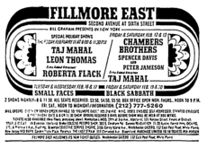 The Chambers Brothers / Taj Mahal / Spencer Davis / Peter Jameson on Feb 12, 1971 [629-small]