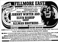 Johnny Winter / The Elvin Bishop Group / Allman Brothers Band on Mar 11, 1971 [642-small]