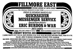 Quicksilver Messenger Service / Eric Burdon & WAR on Mar 5, 1971 [648-small]