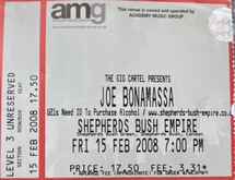 Joe Bonamassa / Crosby Loggins on Feb 15, 2008 [210-small]
