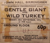 Gentle Giant and Wild Turkey on Sep 28, 1973 [782-small]