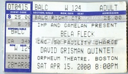 Bela Fleck and the Flecktones / David Grisman Quintet on Apr 15, 2000 [124-small]