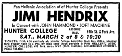 Jimi Hendrix / Soft Machine / John Hammond Jr on Mar 2, 1968 [258-small]