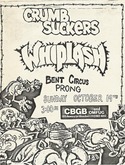 Crumbsuckers / Whiplash / Prong / Bent Circus on Oct 19, 1986 [487-small]