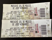 Mariachi Del Sol De Mexico De Jose Hernandez on Nov 1, 2023 [360-small]