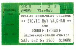 Stevie Ray Vaughan And Double Trouble on Dec 6, 1986 [932-small]