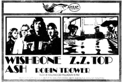 Wishbone Ash / ZZ Top / Robin Trower on Nov 8, 1973 [110-small]