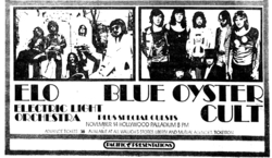 Electric Light Orchestra (ELO) / Blue Öyster Cult on Nov 14, 1973 [111-small]