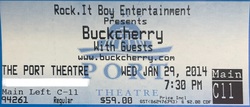 Buckcherry / Bleeker Ridge / One Bad Son / 3 Pill Morning on Jan 29, 2014 [587-small]