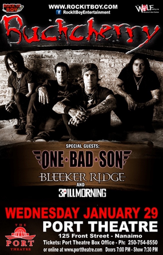 One Bad Son Concert & Tour History Concert Archives