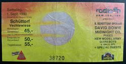 David Bowie / Dan Reed Network / Midnight Oil / New Model Army / Pixies / The Quireboys on Sep 1, 1990 [859-small]