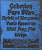 Wedge / Wolf Fang Fist / Panic Response / Spirit of Vengeance / Pure Bliss / Cohezion on Mar 24, 2024 [725-small]
