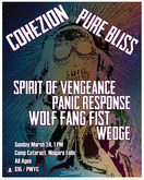 Wedge / Wolf Fang Fist / Panic Response / Spirit of Vengeance / Pure Bliss / Cohezion on Mar 24, 2024 [726-small]