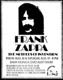 Frank Zappa / The Mothers Of Invention on Aug 16, 1974 [827-small]