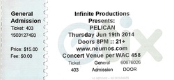 tags: Tombs, Pelican, Seattle, Washington, United States, Ticket, Neumos Crystal Ball Reading Room - Pelican / Tombs on Jun 19, 2014 [223-small]