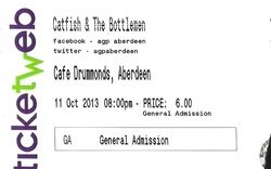 tags: Catfish and the Bottlemen, Aberdeen, Scotland, United Kingdom, Ticket, Cafe Drummond - Catfish and the Bottlemen on Oct 11, 2013 [224-small]