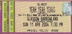 Yeah Yeah Yeahs / The Locust / ENTRANCE on Apr 11, 2004 [342-small]