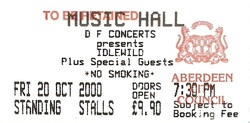 tags: Idlewild, Aberdeen, Scotland, United Kingdom, Ticket, Music Hall - Idlewild on Oct 20, 2000 [353-small]