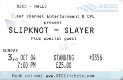 Slipknot / Slayer / Hatebreed / Mastodon on Oct 3, 2004 [374-small]