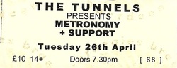 tags: Metronomy, Aberdeen, Scotland, United Kingdom, Ticket, The Tunnels - Metronomy / Ghostpoet / Duologue on Apr 26, 2011 [399-small]