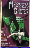 show poster, tags: Gig Poster - Messer Chups / Creem Circus / Party Nerves on Jan 11, 2024 [665-small]