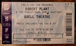 Robert Plant & the Sensational Space Shifters / Seth Lakeman / Robert Plant on Feb 24, 2018 [310-small]