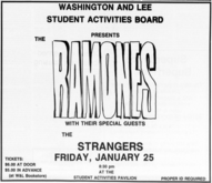 Ramones / The Strangers on Jan 25, 1985 [812-small]