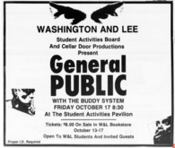 General Public / The Buddy System on Oct 17, 1986 [815-small]
