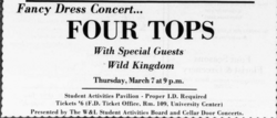 Four Tops / Wild kingdom on Mar 7, 1985 [915-small]
