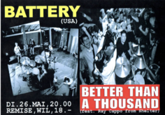 Battery / Better Than A Thousand / Veil on May 26, 1998 [320-small]
