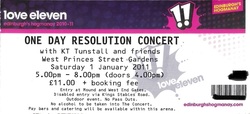 tags: KT Tunstall, King Creosote, Edinburgh, Scotland, United Kingdom, Ticket, Princes Street Gardens - KT Tunstall / King Creosote / Silver Columns / Kassidy on Jan 1, 2011 [653-small]